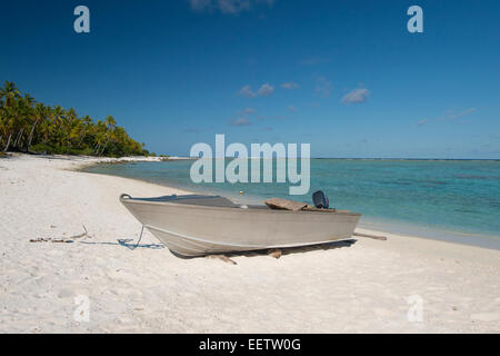 Cook-Inseln. Palmerston Island, einem klassischen Atoll wurde 1774 von Captain Cook entdeckt. Stockfoto