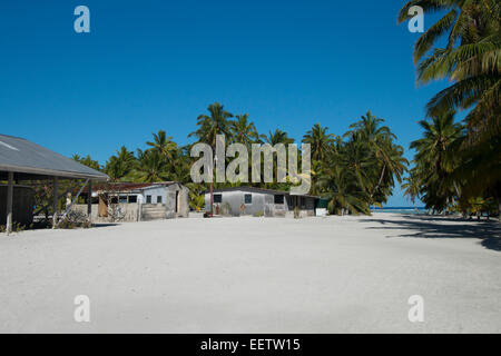 Cook-Inseln. Palmerston Island, einem klassischen Atoll wurde 1774 von Captain Cook entdeckt. Stockfoto