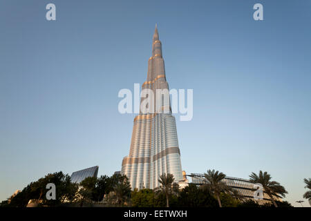 Burj Khalifa, Dubai, Emirat Dubai, Vereinigte Arabische Emirate, Asien Stockfoto