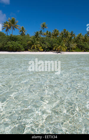 Cook-Inseln. Palmerston Island, einem klassischen Atoll von Captain Cook im Jahre 1774 entdeckt. Stockfoto