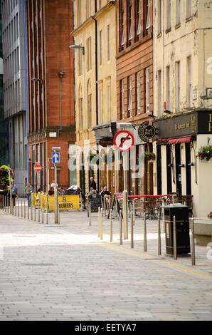 Hytcheson Straße in der Merchant City in Glasgow, Schottland Stockfoto
