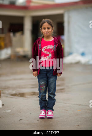 Yezedi Flüchtling aus Sinjar, Zohar, Kurdistan, Irak Stockfoto