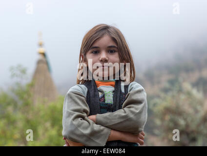 Jesidisch Flüchtling Gilr verdrängt von Sinjar Leben In Lalesh Tempel, Kurdistan, Irak Stockfoto