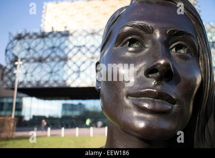 Detail der Skulptur "A Real Birmingham Familie" von Gillian Wearing Stockfoto