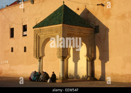 Ort el-Hedim, Hauptplatz in Meknès, Marokko Stockfoto