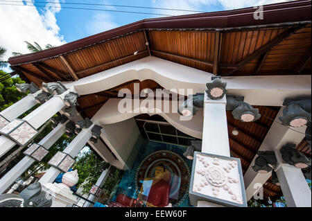 Sri Vijayarama Viharaya, ein buddhistischer Tempel in Chilaw, Sri Lanka. Stockfoto