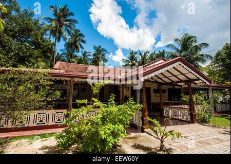 Sri Vijayarama Viharaya, ein buddhistischer Tempel in Chilaw, Sri Lanka. Stockfoto