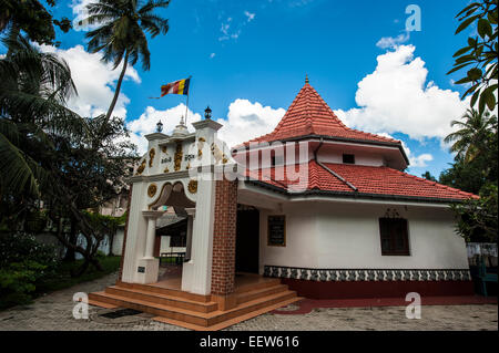 Sri Vijayarama Viharaya, ein buddhistischer Tempel in Chilaw, Sri Lanka. Stockfoto