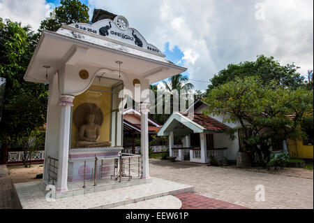 Sri Vijayarama Viharaya, ein buddhistischer Tempel in Chilaw, Sri Lanka. Stockfoto