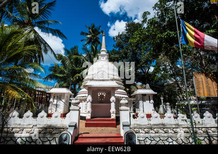 Sri Vijayarama Viharaya, ein buddhistischer Tempel in Chilaw, Sri Lanka. Stockfoto