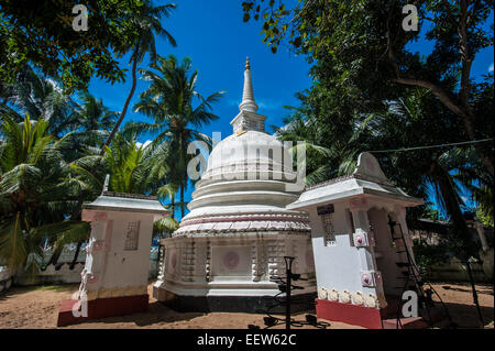 Sri Vijayarama Viharaya, ein buddhistischer Tempel in Chilaw, Sri Lanka. Stockfoto