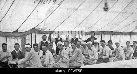 Universität Aberdeen Officers' Corps jährliche Trainingslager, Juli 1913, Royal Army Medical Corps Depot, Aldershot, England, Vereinigtes Königreich Stockfoto