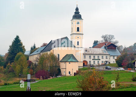 Kirche St. Oswald, Bayerischer Wald, Bayern, Deutschland Stockfoto