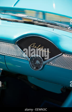 Chevrolet 1957 Chevy bel air Dashboard Stockfoto