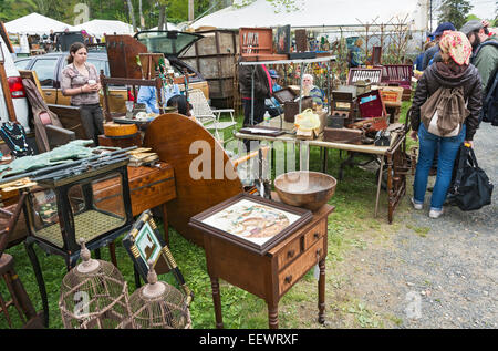 Massachusetts, Brimfield Antik Flohmarkt Stockfoto