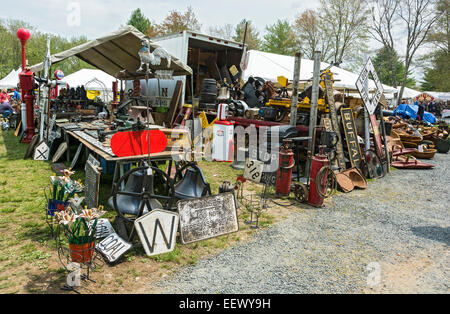 Massachusetts, Brimfield Antik Flohmarkt Stockfoto