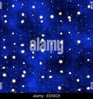 Blauer Himmel mit Sternen bemalte Decke in Str. Marys Kirche, Beverley