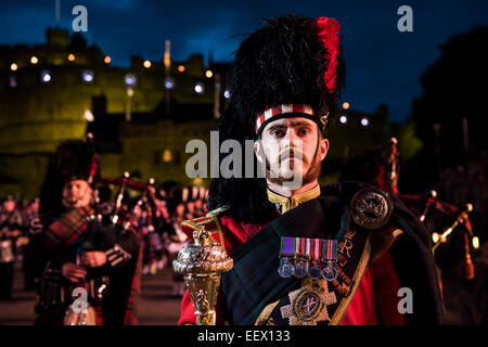 Das Royal Edinburgh Military Tattoo Stockfoto