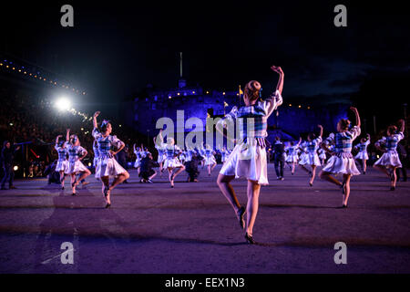 Das Royal Edinburgh Military Tattoo Stockfoto