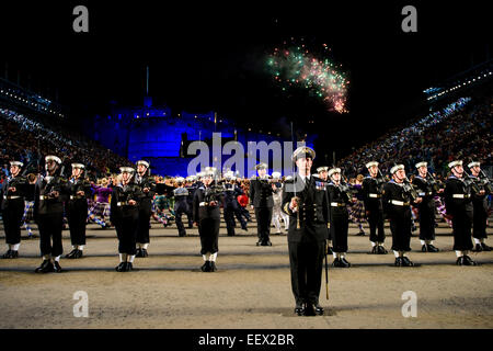 Das Royal Edinburgh Military Tattoo Stockfoto