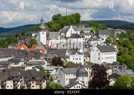 Alte Stadt Arnsberg, eine Stadt in der Region, Deutschland, Sauerland Ruhr Stockfoto