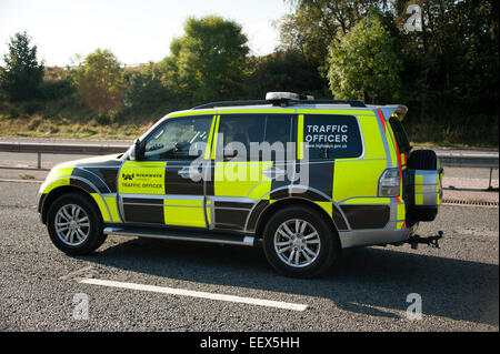 Autobahn-Verkehr-Officer Highways Agency Auto RTA RTC Stockfoto