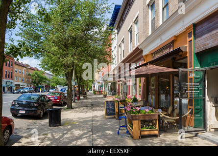 Main Street in Great Barrington, Berkshire County, Massachusetts, USA Stockfoto