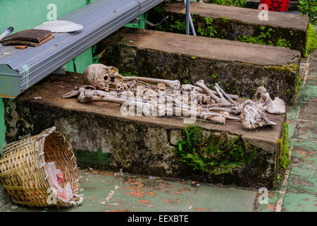 St.-Michael-Kapelle und Friedhof in Macau Stockfoto