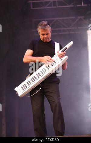 Guilfest 2014 - Tag 3 - Performances mit: Die Human League wo: Guildford, Großbritannien wenn: 20. Juli 2014 Stockfoto