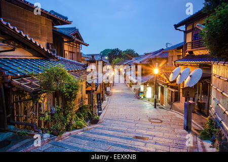 Kyoto zurück Straße Stockfoto