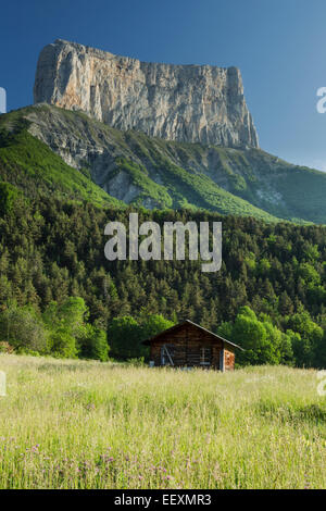 Frankreich Isere Parc Naturel Regional du Vercors (Vercors Naturpark) den Mont Aiguille (2086 m) Stockfoto