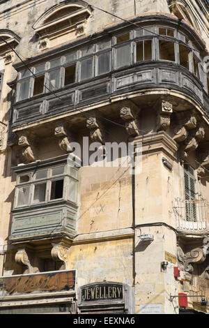 Juweliergeschäft in Valletta, Malta Stockfoto