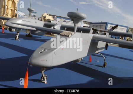 Unmanned Aerial Fahrzeuge (UAV) produziert von IAI Israel Aircraft Industries Stockfoto