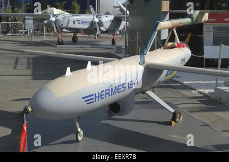 Unmanned Aerial Fahrzeuge (UAV) produziert von IAI Israel Aircraft Industries Stockfoto