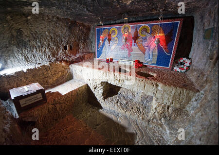 Angebliche Gefängnis, wo Jesus Christus im Praetorium Kloster an der Via Dolorosa in Jerusalem stattgefunden haben soll Stockfoto