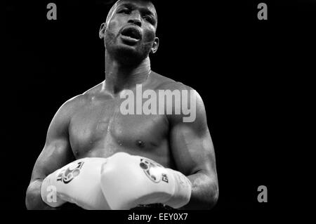 Ehemaligen Welt im Halbschwergewicht und Mittelgewichts-Champion "Der Excutioner" Bernard Hopkins in Philadelphia 2009. Stockfoto