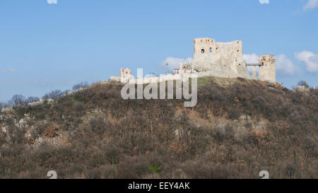 Die mittelalterliche Burg von Csesznek Stockfoto