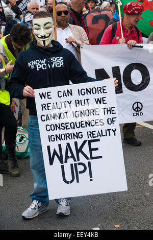 Keine Nato-Demonstranten während des Gipfels 2014 in Newport City Stockfoto