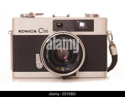 Konica c35 Kamera Film Kamera Ausschnitt Stockfoto