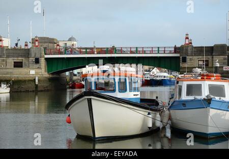 Bilder Binnenhafen, marine, bei Weymouth, Dorset. Stockfoto