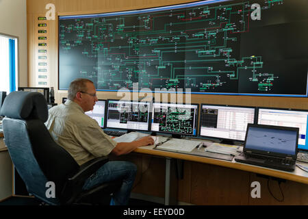 Neuenhagen, Deutschland, 50Hertz Transmission Control Center Stockfoto