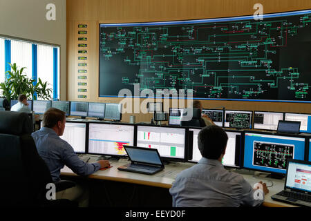 Neuenhagen, Deutschland, 50Hertz Transmission Control Center Stockfoto