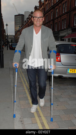 Promis bei Chiltern Firehouse mit: Heston Blumenthal wo: London, Vereinigtes Königreich bei: 21. Juli 2014 Stockfoto