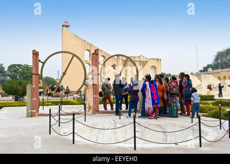 Indien, Rajasthan, Jaipur, Singhs Sternwarte Stockfoto