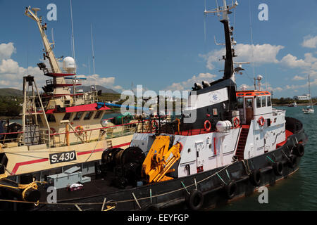 Castletown Berehaven Boote im Hafen Stockfoto