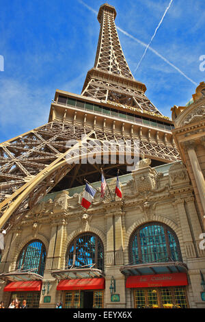 Paris Las Vegas ist ein Hotel und Casino auf dem Las Vegas Strip. Es ist thematisch auf Paris, Frankreich Stockfoto