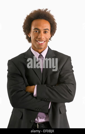 Mann mit einem Business-Anzug Stockfoto