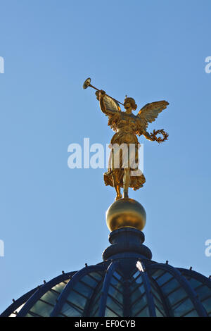 Detail der Akademie der Künste in Dresden. Stockfoto