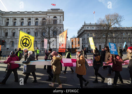 London, UK. 24. Januar 2015.  Trident Masse Protest März Credit einpacken: Guy Corbishley/Alamy Live News Stockfoto