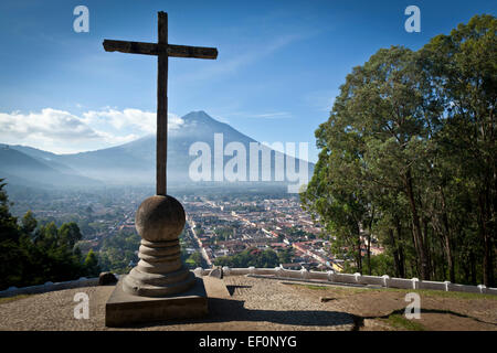 Cerro De La Cruz in Antigua, Guatemala Stockfoto